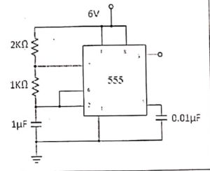 555 Timer Circuit Question Figure