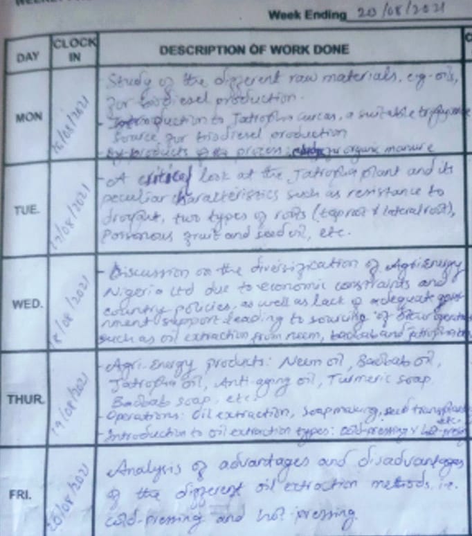 how to write a log book report for school