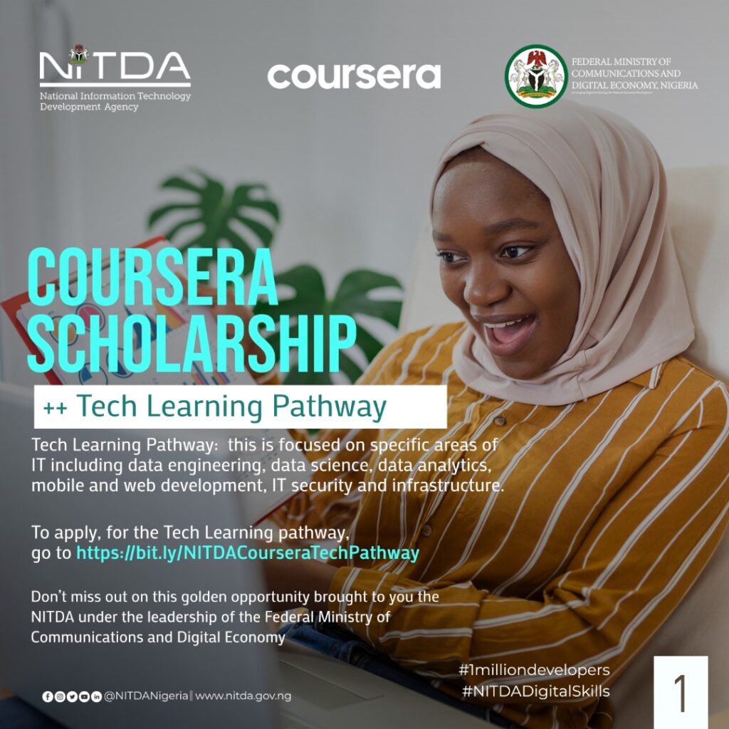 NITDA-Coursera Scholarship for Nigerians: Why and How you should Apply ...